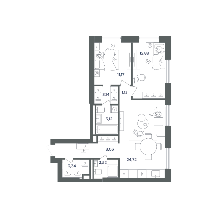 ЖК «Ультима Сити», Москва | Жилой комплекс ULTIMA City, КОРТРОС